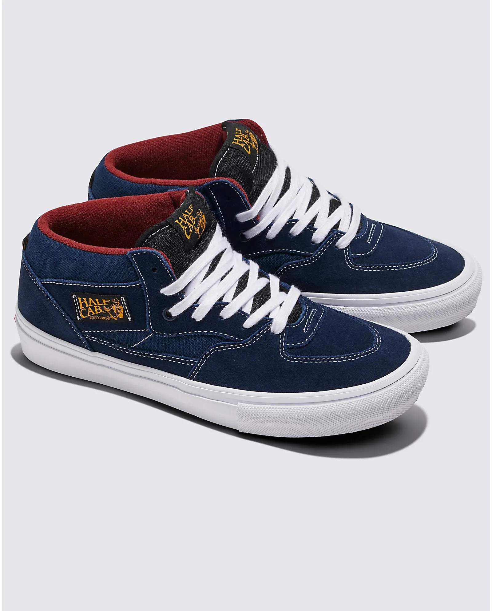 Vans Skate Half Cab Shoe - Navy/Burgundy