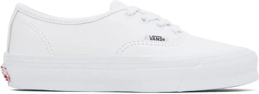 Vans White OG Authentic LX Sneakers