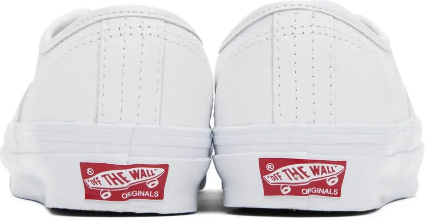 Vans White OG Authentic LX Sneakers