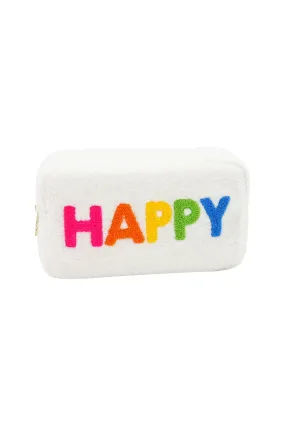 Varsity Collection Happy Bag - White