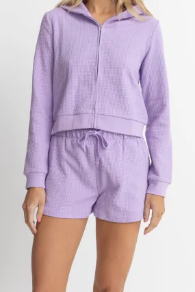 Waffle Short Lavender