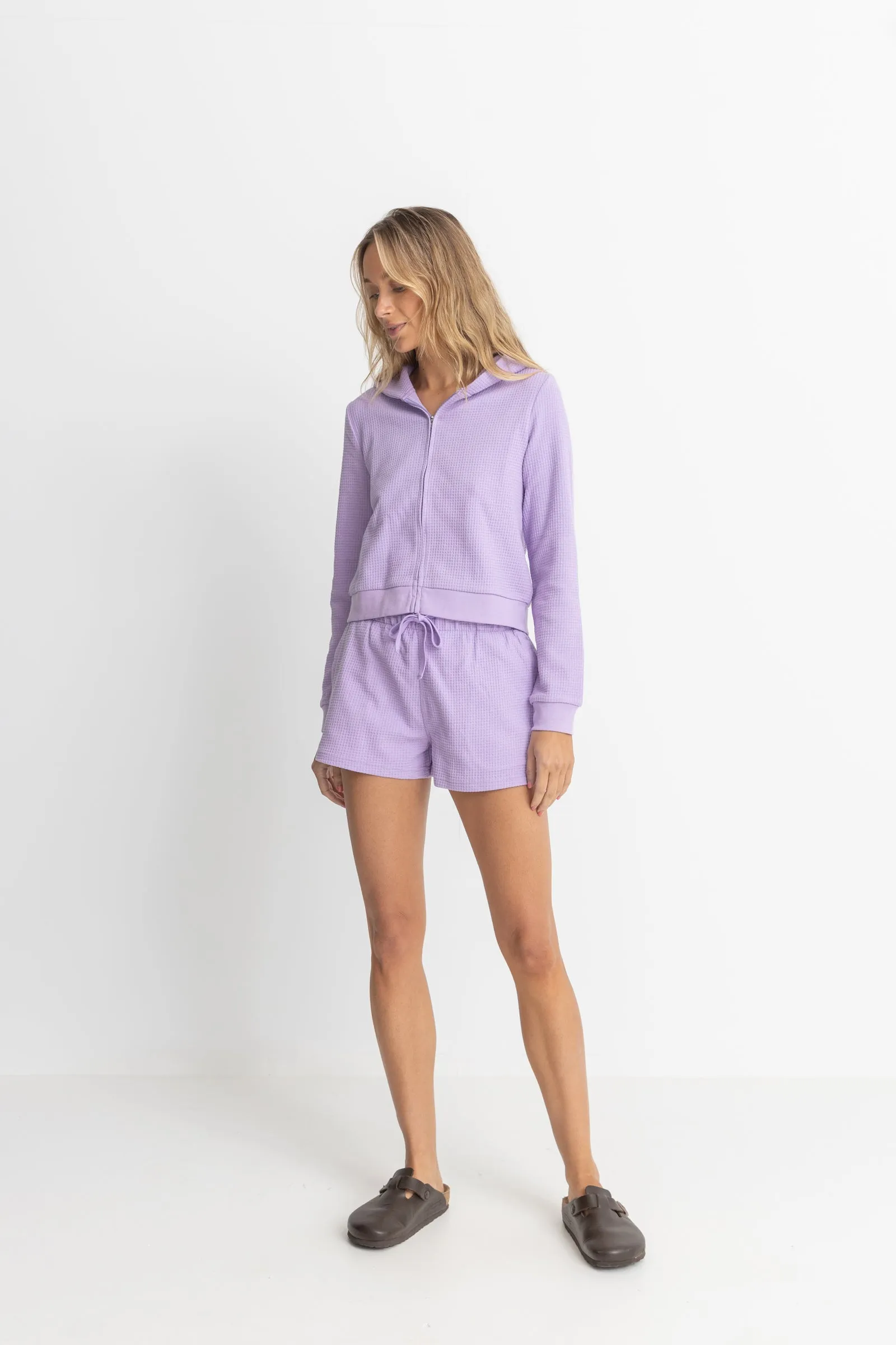 Waffle Short Lavender