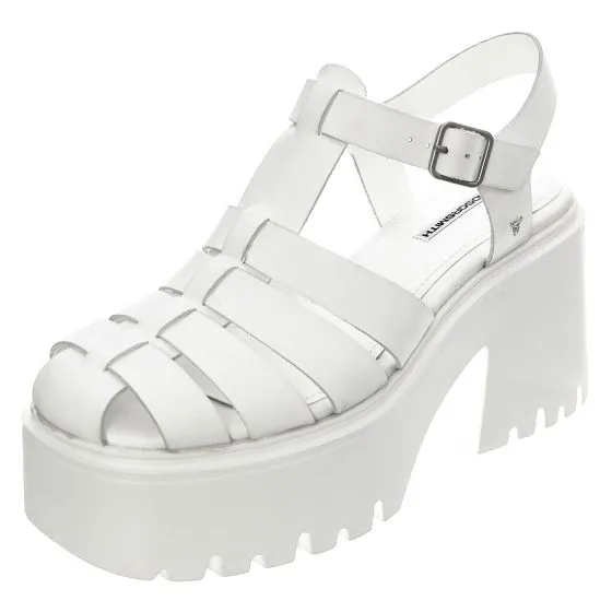 Windsor Smith W' Eternity White Leather Sandals