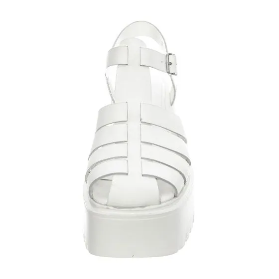 Windsor Smith W' Eternity White Leather Sandals